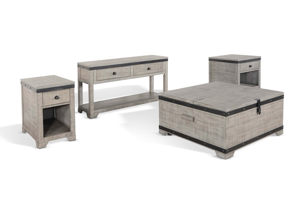 Alpine - Coffee Table With Lift Top And Casters - Gray