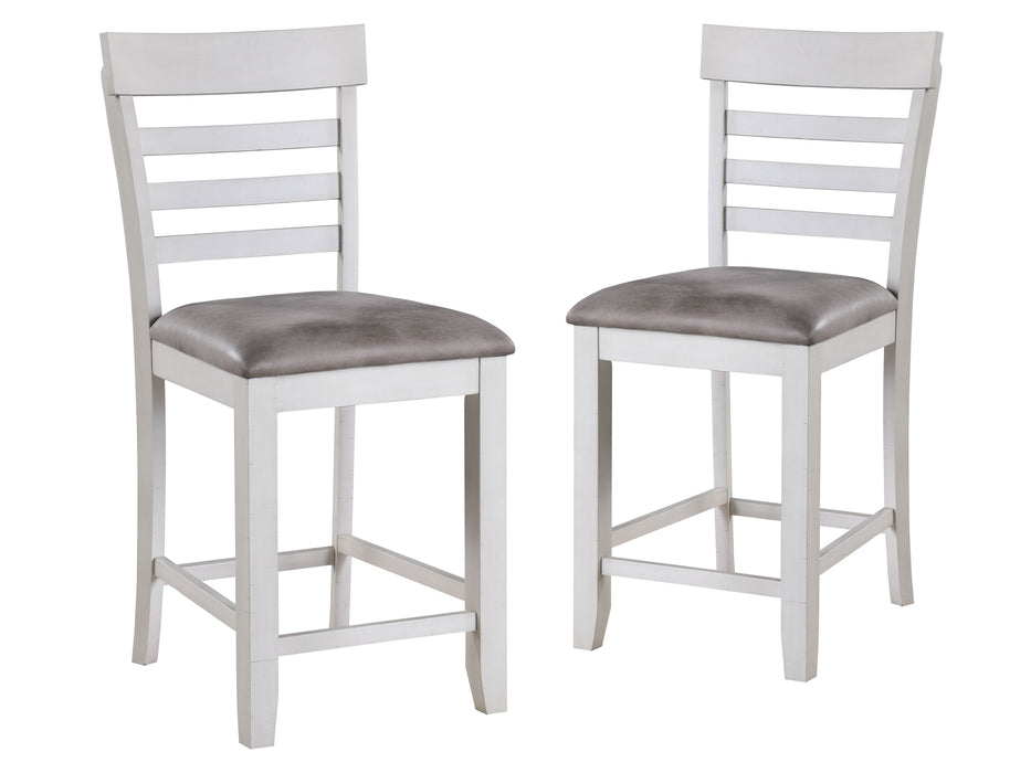 Richland - Counter Chair (Set of 2) - White