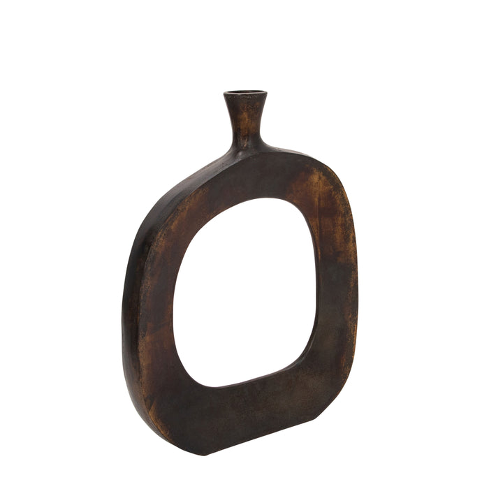 Cut-Out Vase - Bronze