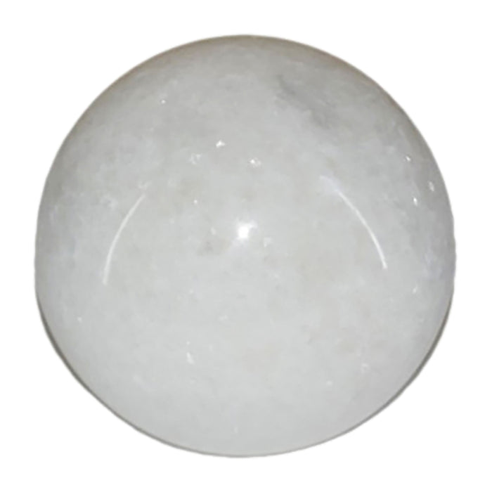 Marble 4" Orb - White