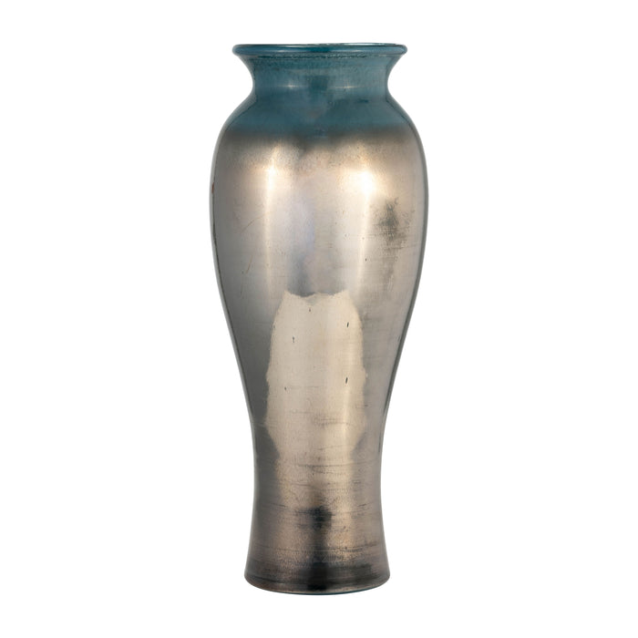 Glass Olpe Vase 16" - Teal