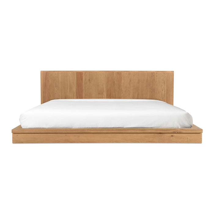 Plank - King Bed - Natural Oak