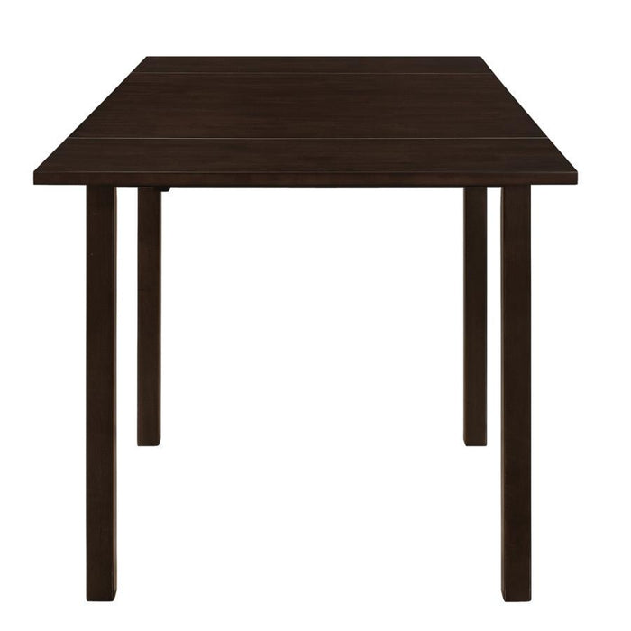 Kelso - Rectangular Dining Table With Drop Leaf - Cappuccino