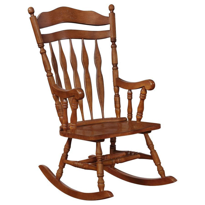 Aylin - Rocking Chair - Medium Brown - Wood