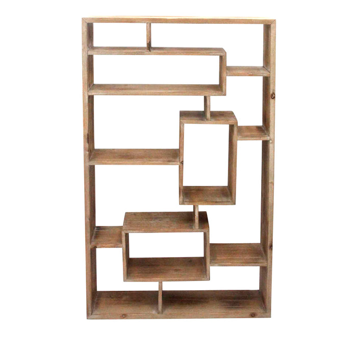 Wooden Wall Shelf - Brown