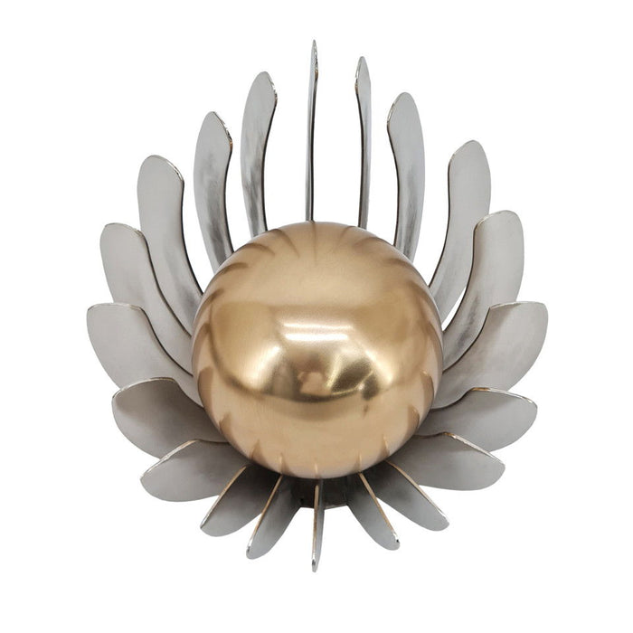 Ares Metal Sphere Large Statuary - Gold