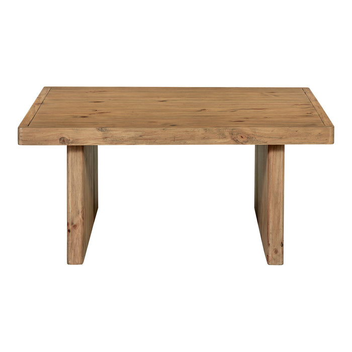 Monterey - Square Coffee Table - Aged Brown