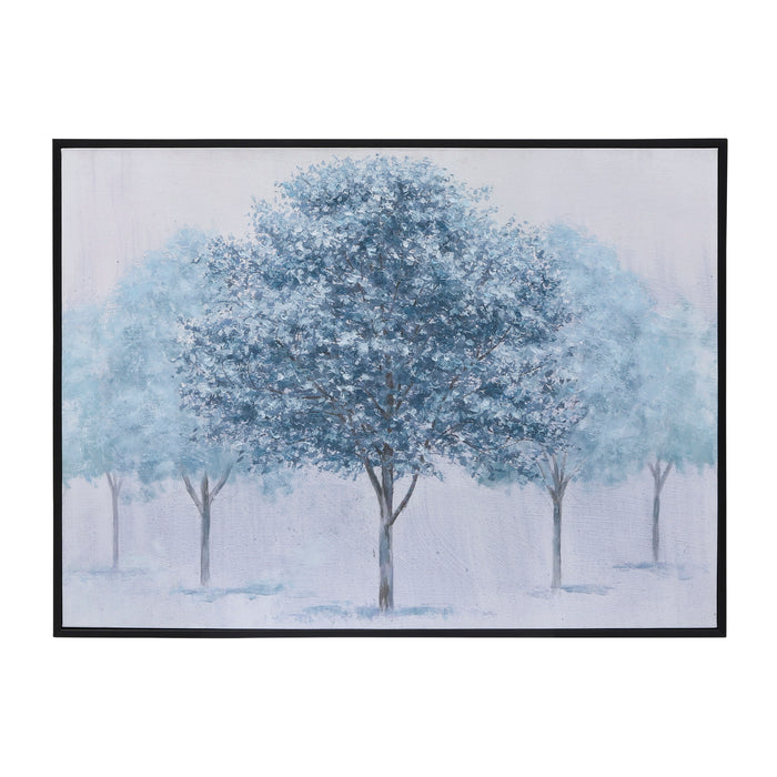 Hand Painted Tree Canvas 48 x 36" - Green
