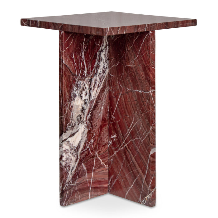 Blair - Accent Table - Rosso