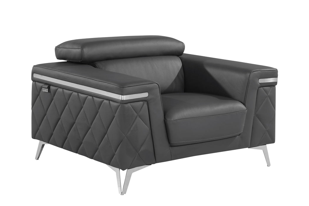 1140 - Top Grain Italian Leather Chair