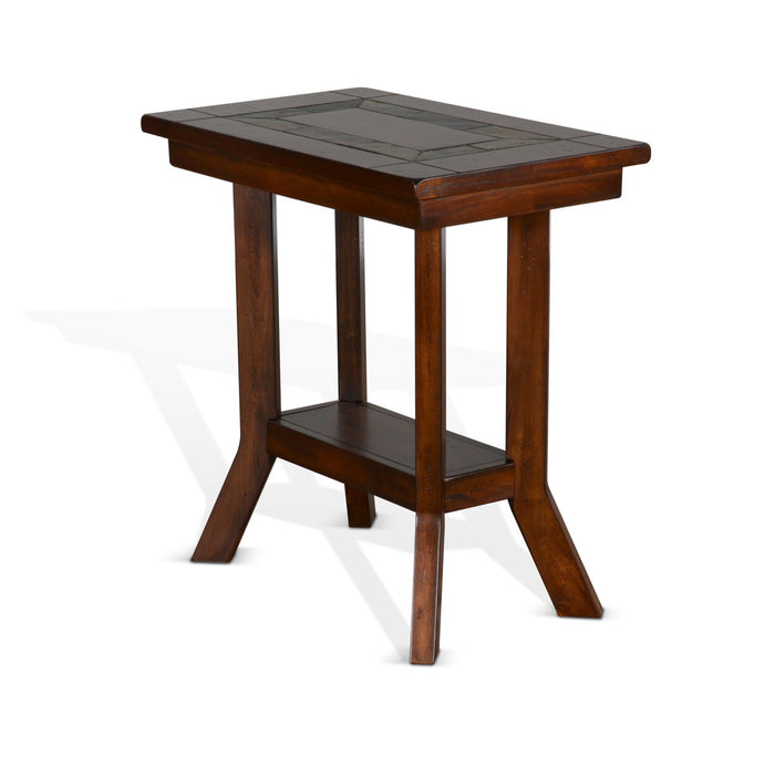 Santa Fe - Chair Side Table - Dark Chocolate