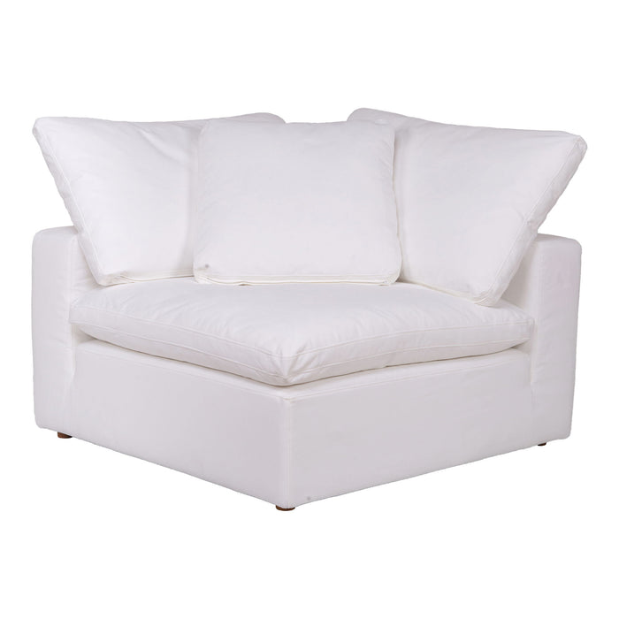 Clay - Corner Chair Livesmart Fabric - Cream
