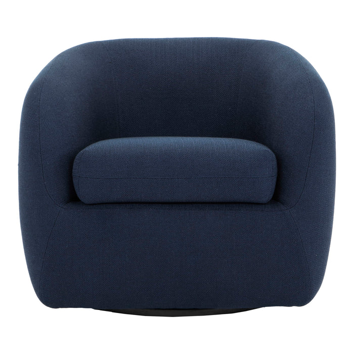 Maurice - Swivel Chair - Midnight Blue