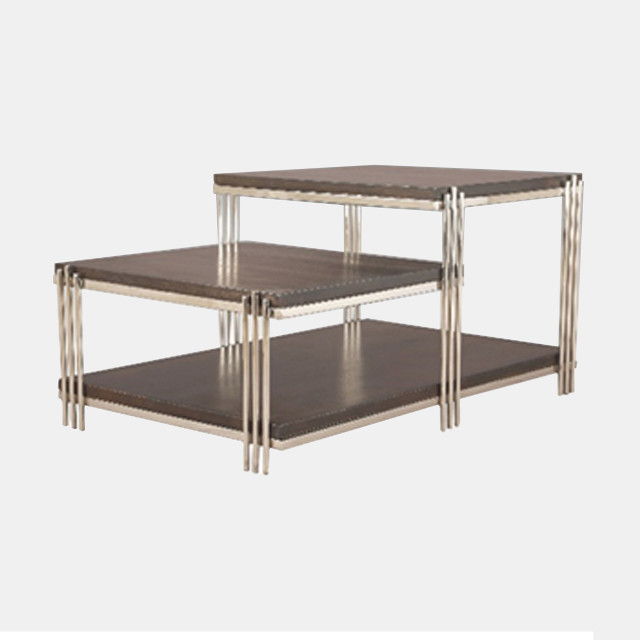 Three Tier Coffee Table - Brown