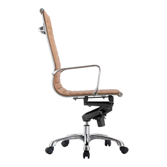Studio - Swivel Office Chair High Back - Tan