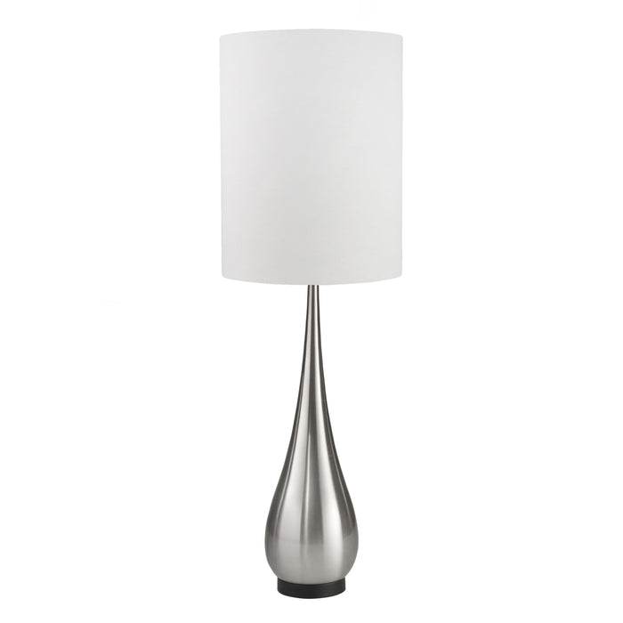 Metal Teardrop Table Lamp 33" - Silver