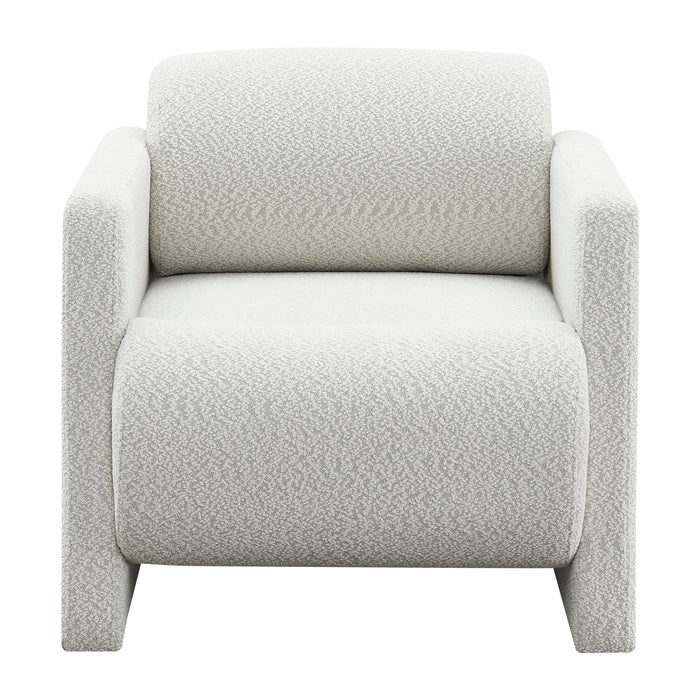 Fabric Arm Chair - Silver