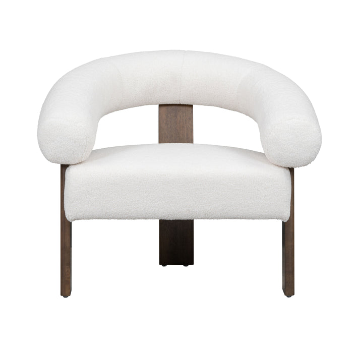 Curved Back Wishbonechair - Ivory