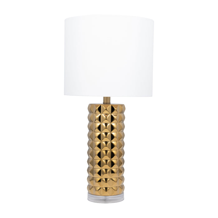 Ceramic Table Lamp - Gold