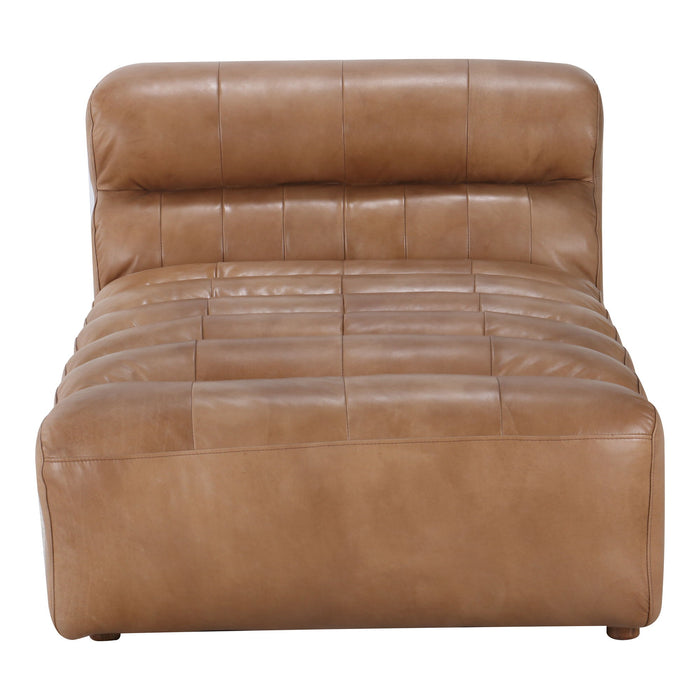 Ramsay - Leather Chaise - Tan