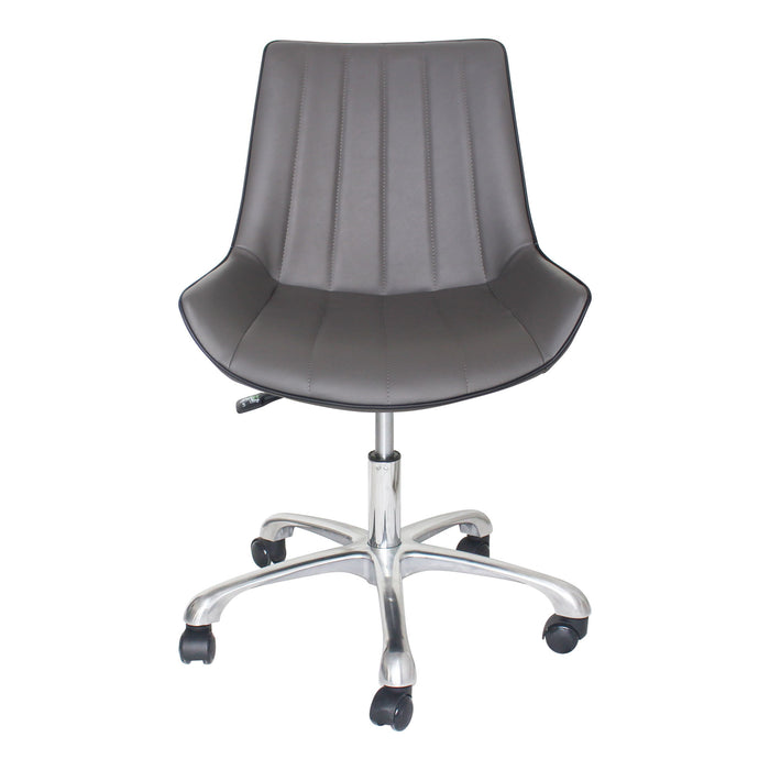 Mack - Swivel Office Chair - Gray