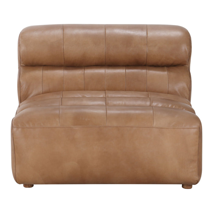 Ramsay - Leather Slipper Chair - Tan