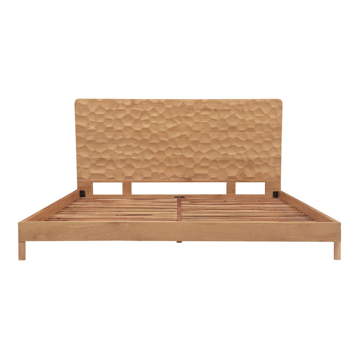 Misaki - King Bed - Natural - Wood