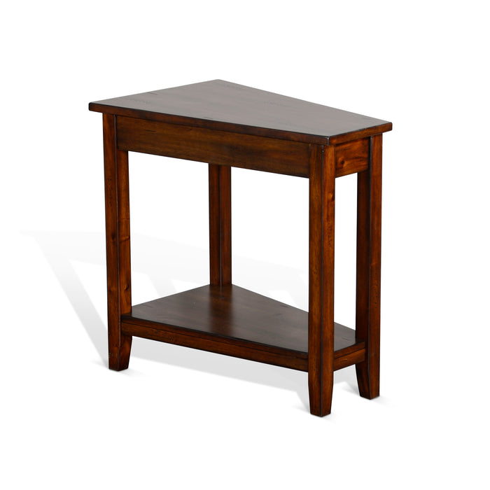 Santa Fe - Chair Side Table - Dark Brown