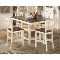 Whitesburg Pub Table & 4 Bar Stools