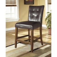 Lacey - Medium Brown - Upholstered Barstool (2/CN)