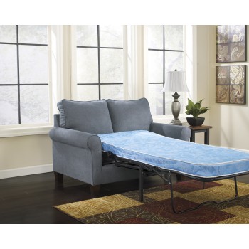 Zeth - Denim - Twin Sofa Sleeper