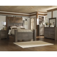 Juararo 5 Pc. Bedroom - Dresser, Mirror & Queen Poster Bed