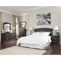 Vachel 3 Pc. Bedroom - Dresser, Mirror and Queen/Full Panel Headboard