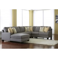 Chamberly - Alloy 4 Pc. LAF Corner Chaise Sectional