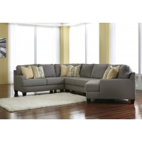 Chamberly - Alloy 4 Pc. LAF Loveseat Sectional