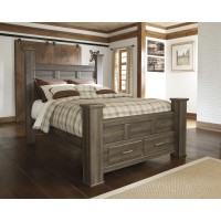 Juararo Queen Poster Bed with Storage
