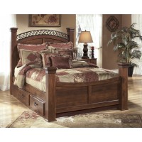 Timberline Queen Poster Bed with Storage