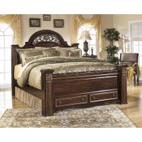 Gabriela Queen Poster Bed with Storage