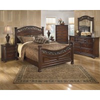 Leahlyn 5 Pc. Bedroom - Dresser, Mirror & Queen Panel Bed