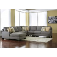 Chamberly - Alloy 5 Pc. LAF Corner Chaise Sectional