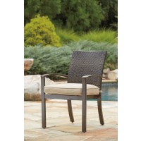 Moresdale - Brown - Chair with Cushion (4/CN)