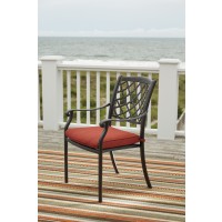 Tanglevale - Burnt Orange - Chair with Cushion (4/CN)