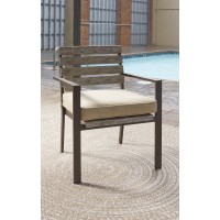 Peachstone - Beige/Brown - Chair with Cushion (2/CN)