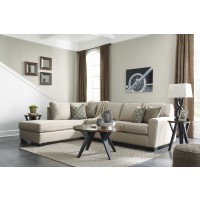 Calicho - Ecru 2 Pc. RAF Sofa Sectional