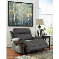 Austere - Gray - Zero Wall Power Wide Recliner