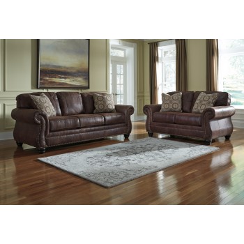 Breville - Espresso - Sofa & Loveseat