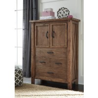 Tamilo - Gray/Brown - Door Chest