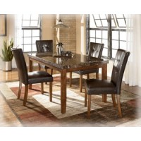 Lacey Rectangular Dining Room Table & 4 UPH Side Chairs